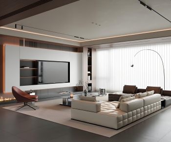 Modern A Living Room-ID:884028917