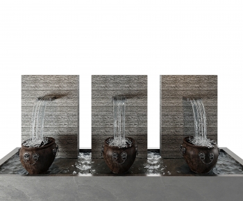 New Chinese Style Rockery Waterscape-ID:600809108