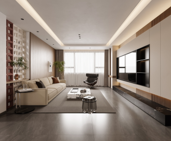 Modern A Living Room-ID:655982021