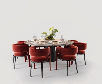 Modern Dining Table And Chairs-ID:558768992
