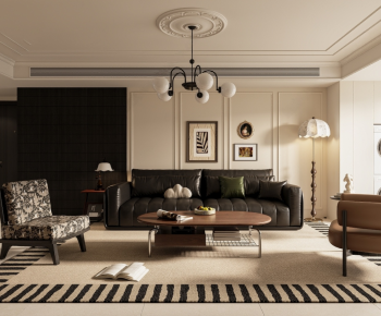 French Style A Living Room-ID:129056938