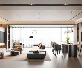 Modern A Living Room-ID:438271052