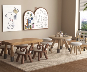 Modern Children's Table/chair-ID:432650099