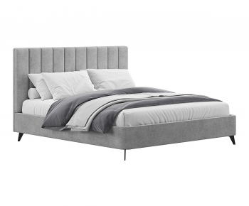 Modern Double Bed-ID:594681027