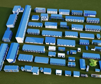 Modern Industrial Building-ID:710583936