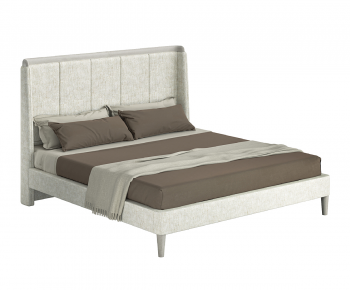 Modern Double Bed-ID:698733097