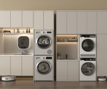 Modern Laundry Cabinet-ID:899498945