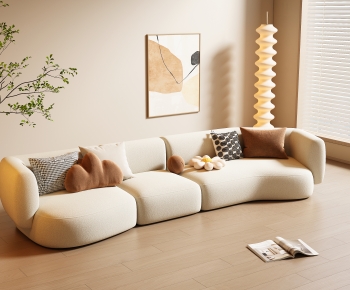 Modern Curved Sofa-ID:920360095