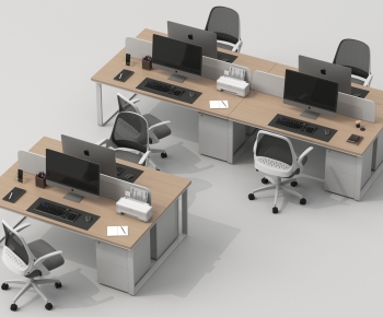 Modern Office Desk And Chair-ID:398704058
