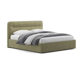 Modern Double Bed-ID:159910925