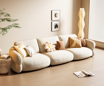 Modern Three-seat Sofa-ID:972115996