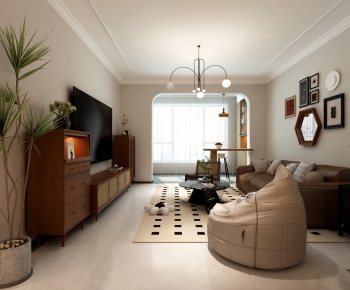 Modern A Living Room-ID:889892101