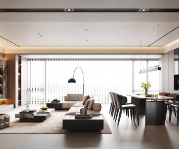 Modern A Living Room-ID:958324918