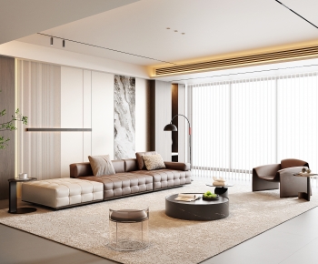 Modern A Living Room-ID:864129184
