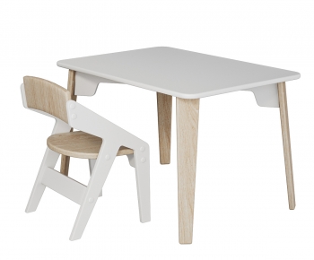 Modern Computer Desk And Chair-ID:548824078