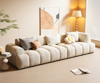 Modern Three-seat Sofa-ID:197496894
