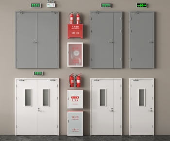 Modern Fire Door-ID:518085005