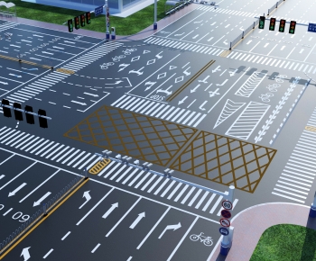 Modern Road Facilities-ID:803972016