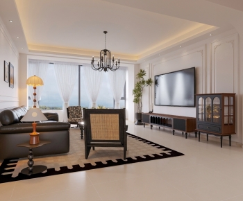 French Style A Living Room-ID:379518035