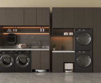 Modern Laundry Cabinet-ID:573662041