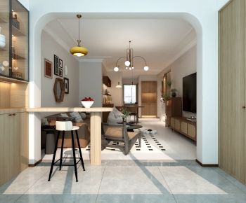 Modern A Living Room-ID:996268034