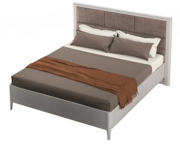 Modern Double Bed-ID:417720088