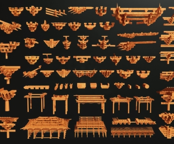 Chinese Style Building Component-ID:359184039