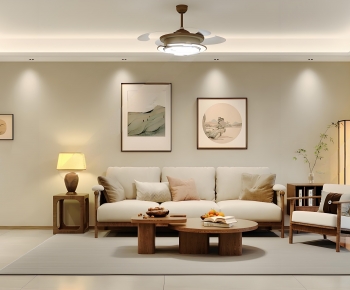 Modern A Living Room-ID:617811925