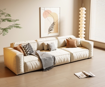 Modern Three-seat Sofa-ID:838624007