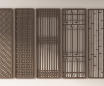 New Chinese Style Wooden Screen Partition-ID:127639064