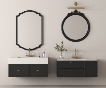 French Style Bathroom Cabinet-ID:253442052