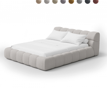 Modern Double Bed-ID:401432043