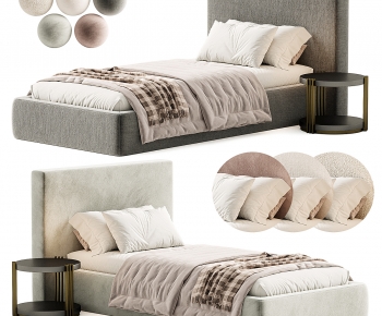Modern Single Bed-ID:752178918