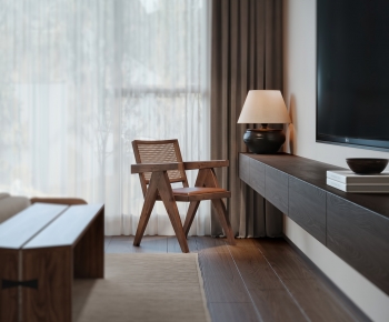 Wabi-sabi Style Guest Room-ID:548381095