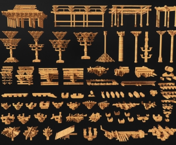 Chinese Style Building Component-ID:482229959