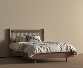 Modern Double Bed-ID:301348925