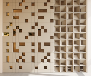 Modern Cement Brick Screen Partition-ID:162403114