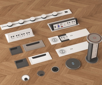Modern Socket Panel-ID:284641038