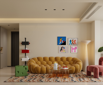 Modern A Living Room-ID:824470584