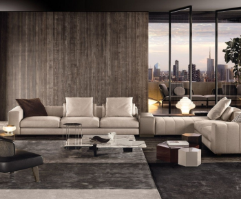 Modern A Living Room-ID:767491104