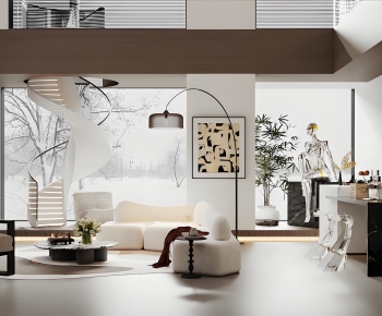 Modern A Living Room-ID:261642934