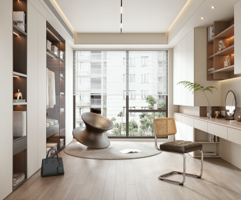 Modern Clothes Storage Area-ID:369380009