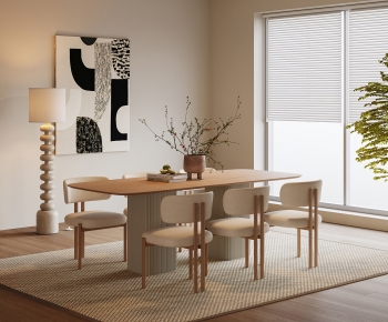 Modern Dining Table And Chairs-ID:636367084
