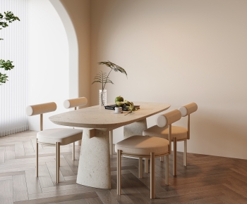 Modern Dining Table And Chairs-ID:730139977