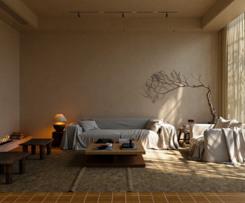 Wabi-sabi Style A Living Room-ID:334038027