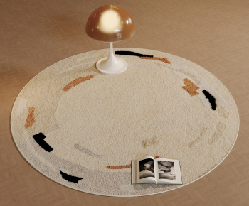 Modern Circular Carpet-ID:976963043