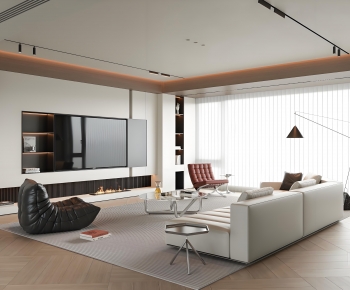Modern A Living Room-ID:731744056
