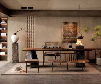 Wabi-sabi Style Tea House-ID:304830075