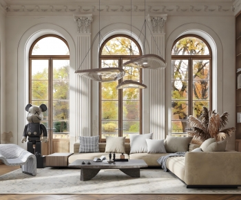 French Style A Living Room-ID:156523949