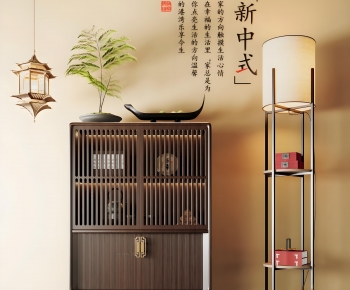 New Chinese Style Decorative Cabinet-ID:285063037